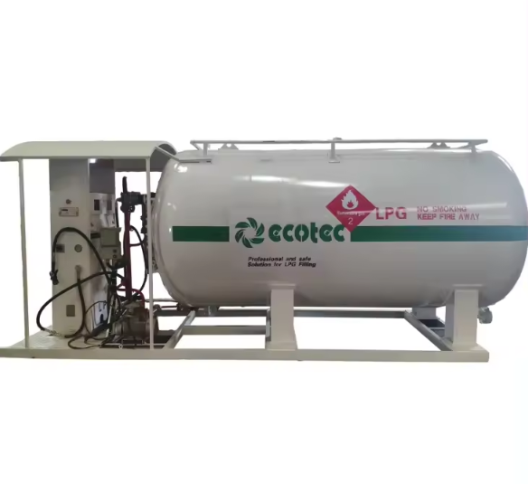Stáisiún Skid LPG ECOTEC 40CBM le dáileoir líonta LPG do shorcóir gáis