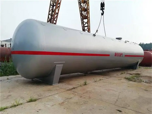 10 Ton 20 CBM LPG Above Ground Liquefied Oil And Gas Storage Tank Fully Automatic Welding LPG Tank