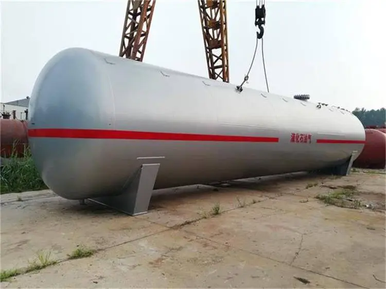 5 Ton LPG Above Ground Liquefied Oil And Gas Storage Tank Class III pressure vessels