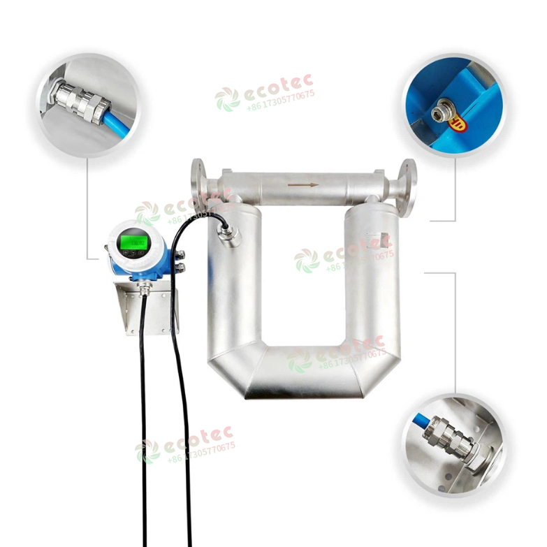 ECOTEC 220V Dn02mm Stainless Steel Coriolis Fuel Meter Lng Lpg with High Accuracy