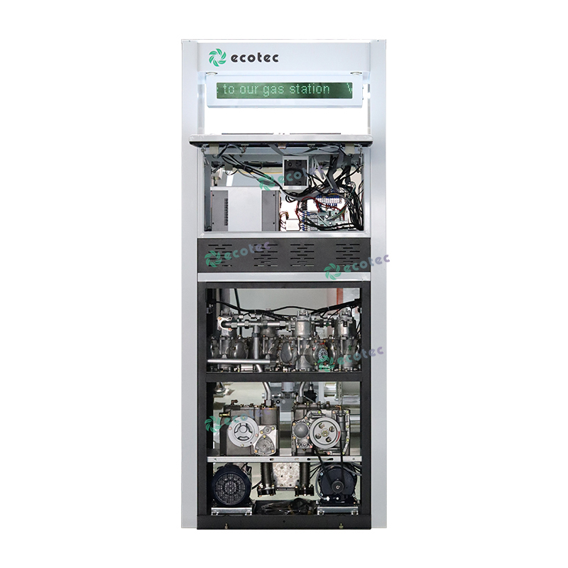 Ecotec Four Nozzle Fuel Dispenser with Two Unit Media Tv for Gas Station E244