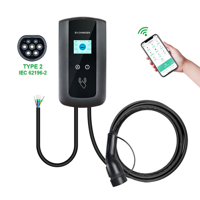 AC Electric Vehicle Charger China EU US Standard Mobile GBT Type1 Type2 16A 32A Portable EV Charger