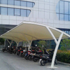 200-500㎡ Rainproof Fireproof Flame Retardant Gas Station Membrane Structure Canopy with Installation And Transportation