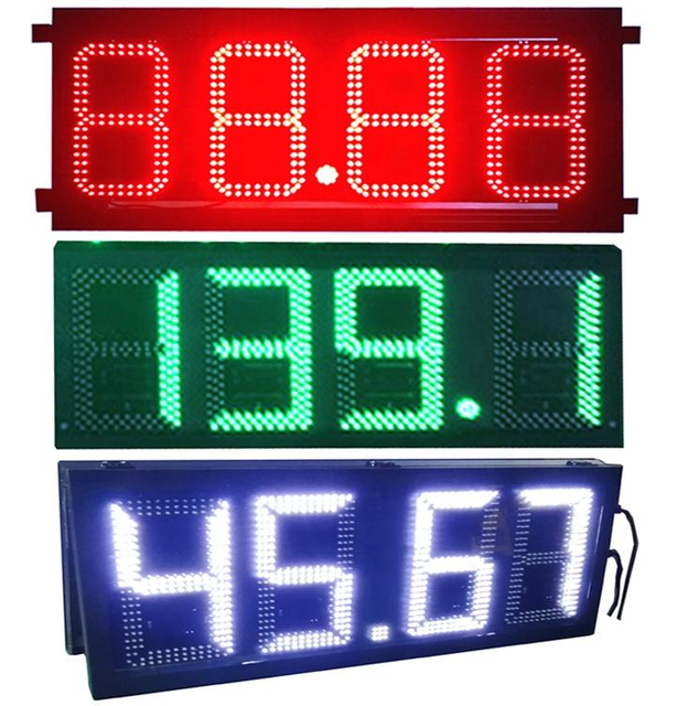 Petrol Digit xxx Outdoor For Oil Digital Board Display Station Led Gas Price Sign