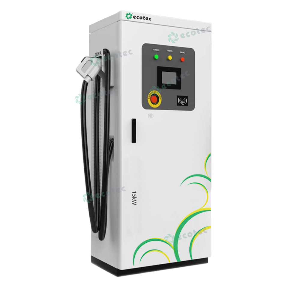Ecotec DC EV Charger 60 Kw AC Simultaneous Charging EV Charger for Gas Station