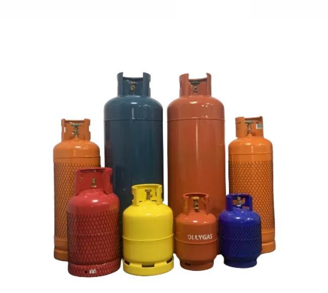 48KG Steel Material Empty LPG Cylinder in Stove Ready for sale