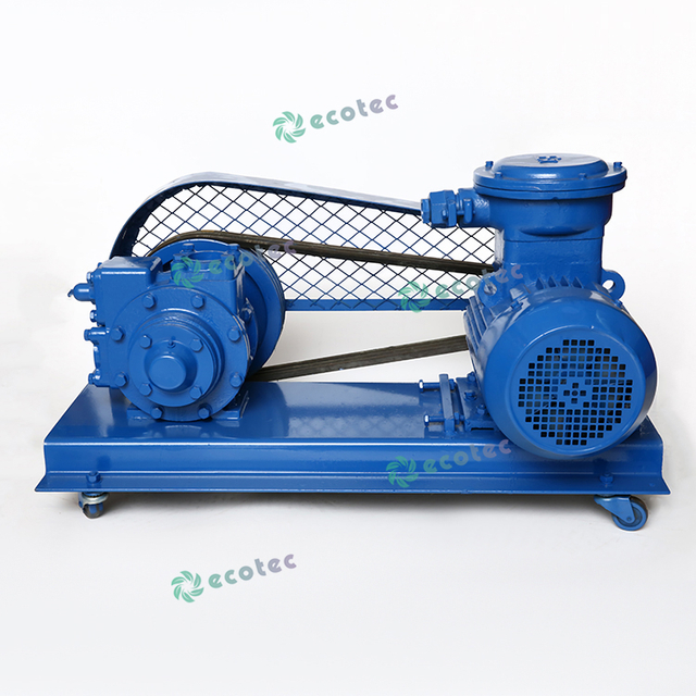 2.5 Inch Rotary Vane Pump with Motor Used for Discharging Skid