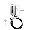 APP with RFID Card electric car charger ocpp screen 2 gun 14kw 22kw commercial ac charging station