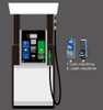 Fuel Dispenser With Coin Machine 2 Nozzles Self Service 45LPM Fuel Dispenser Automated Payment Fueling Station