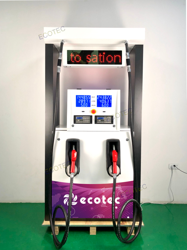 Ecotec High Quality Double Nozzle T Model Fuel Dispenser for Gas Station