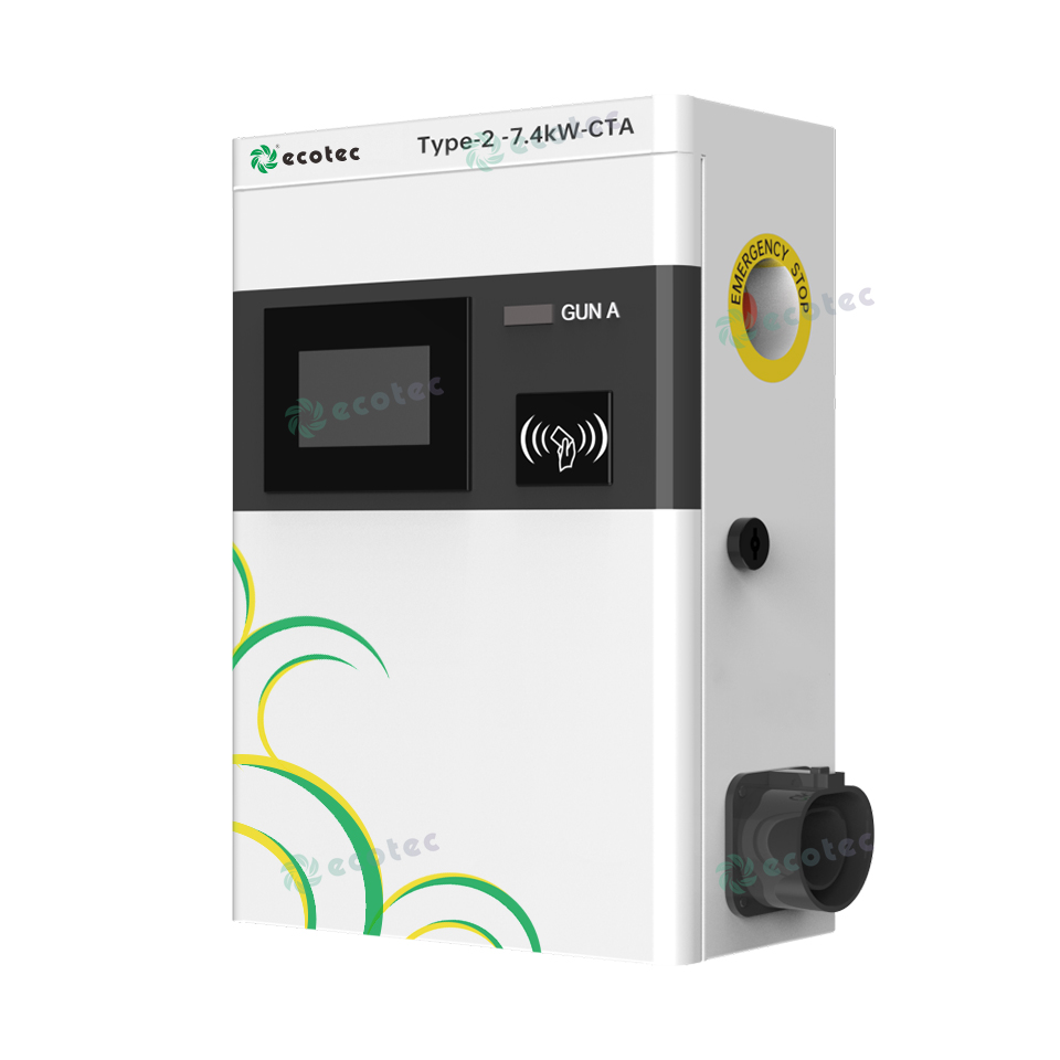 Ecotec DC EV Charger 60 Kw AC Simultaneous Charging EV Charger for Gas Station