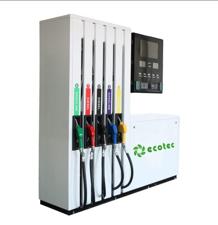 Ten Nozzle Multi Fuel Dispenser with Television and IC Card