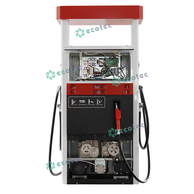 Ecotec Tatsuno Type Two Nozzles Fuel Dispenser can be Connected with Fuelplus