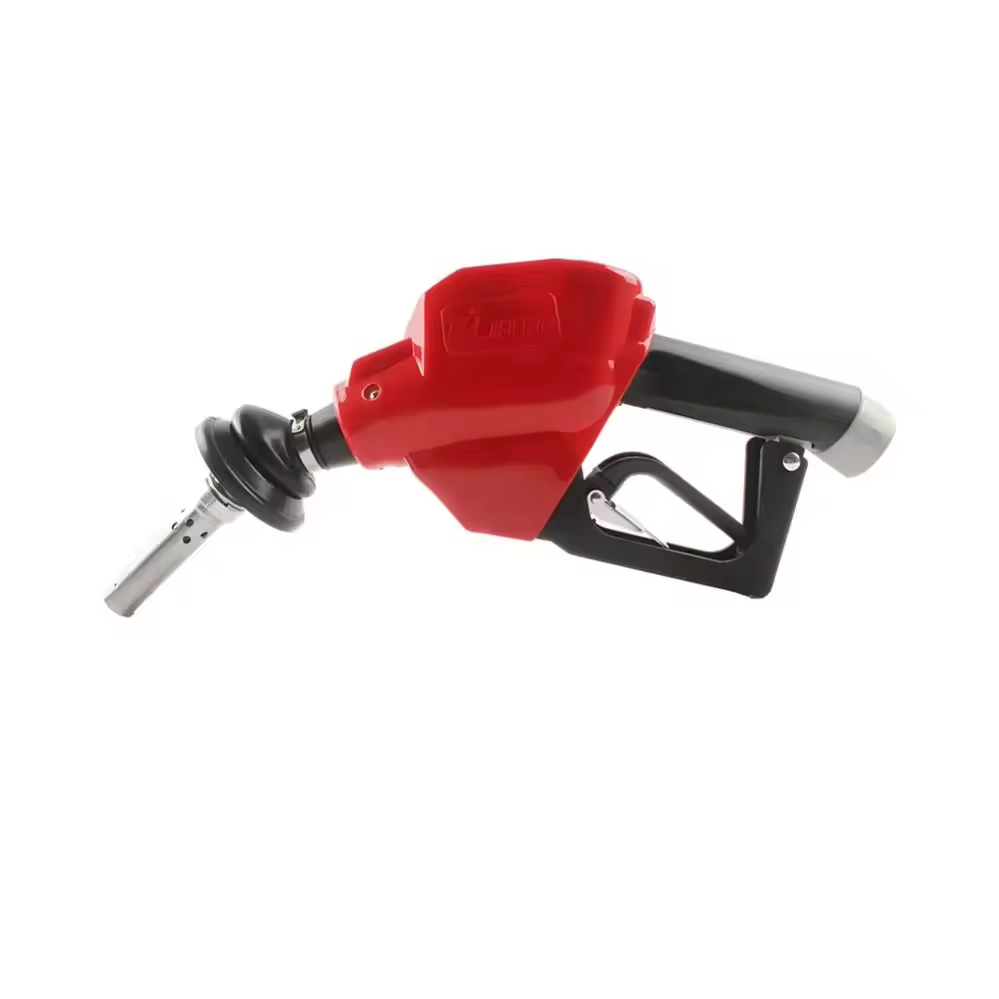 3/4" Green NPT Automatic Shut-Off Fuel Nozzle - 360° Swivel, 16 GPM, For Diesel, Gasoline, Kerosene