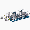 Ecotec Oil Refineries Lng Smart Loading Skid Mounted With Loading Arm Batch Controller Control Valve for Gas Station