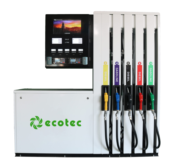Ten Nozzle Multi Fuel Dispenser with Television and IC Card
