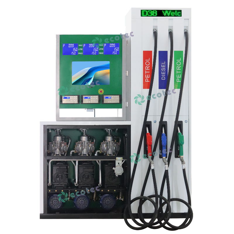 Ecotec Tatsuno Type Fuel Dispenser with 6-Nozzles for Petrol Service Equipment-FE366