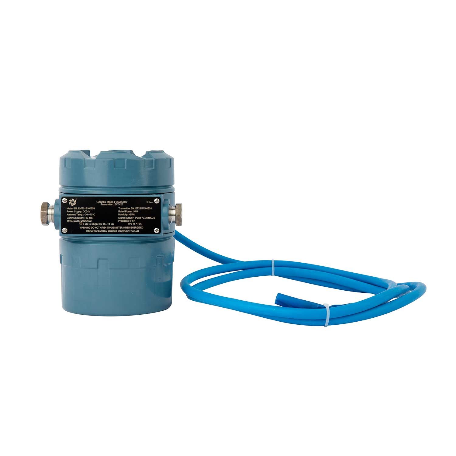 Ecotec 1/2 Inch 316 Coriolis Flowmeter Mass Flow Meter Lpg Cng Precision Long Life