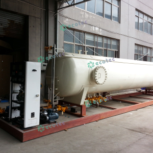 Ecotec 40CBM Lpg Skid Station with LPG Filling Dispenser for Vehicle