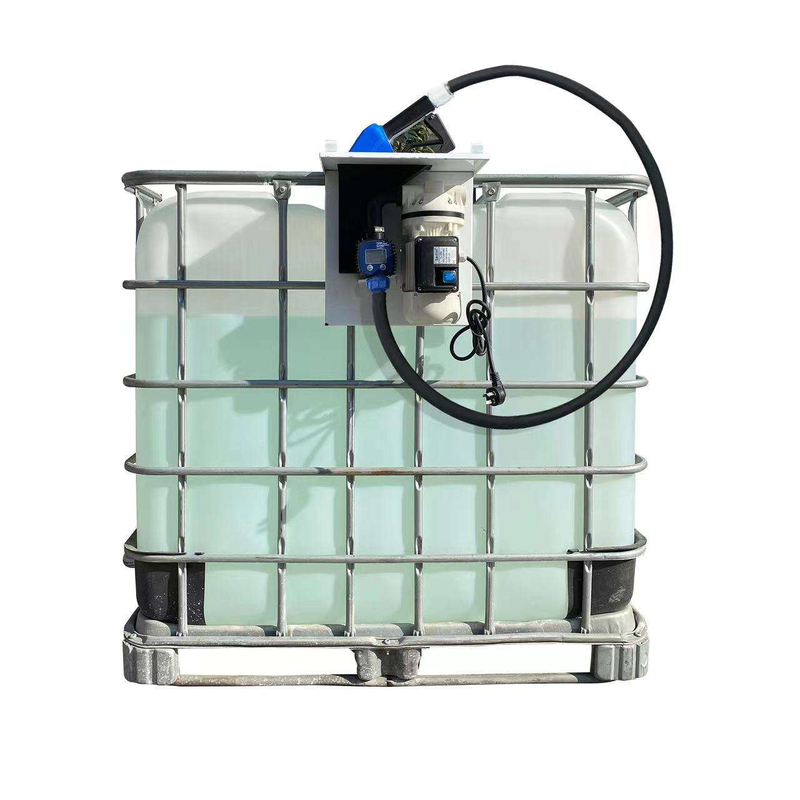Automatic portable IBC tank DEF pump kit equipment transfer Adblue pump 1000L filling machine