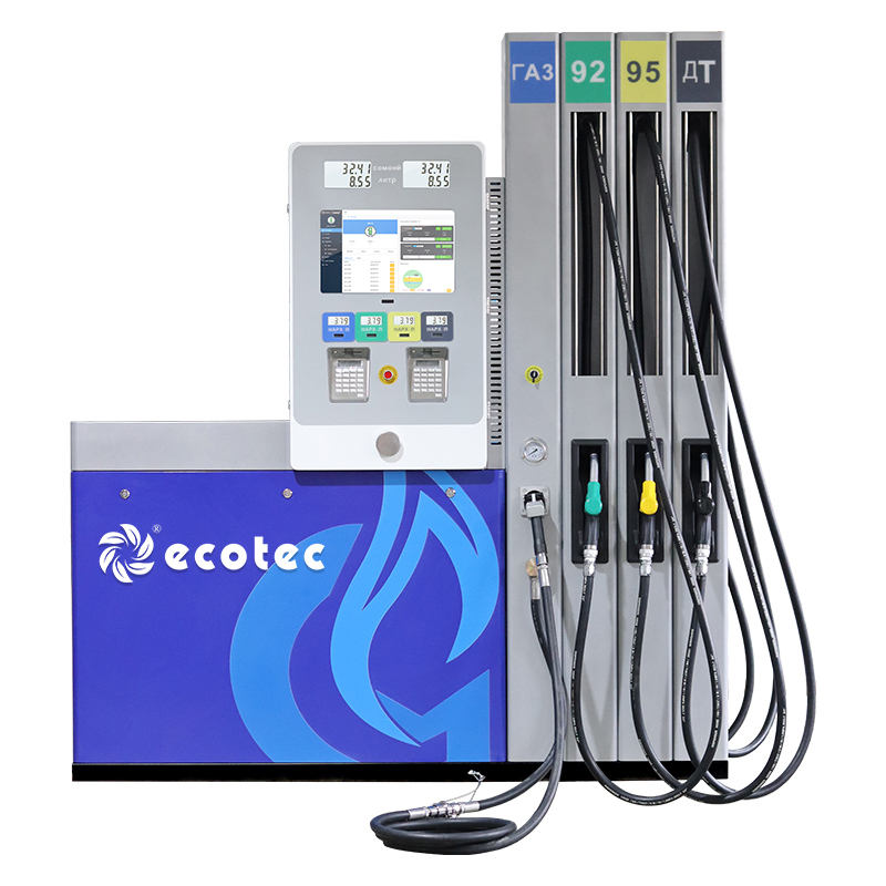 Ecotec 10 Nozzle Fuel Dispenser Gas Dispenser Working with Fuelplus System for Gas Station