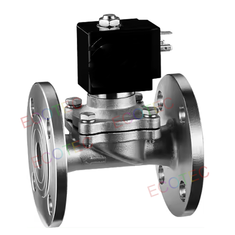 Ecotec Stainless Steel Flange Solenoid Valve for Gas Station LC Flow Meter