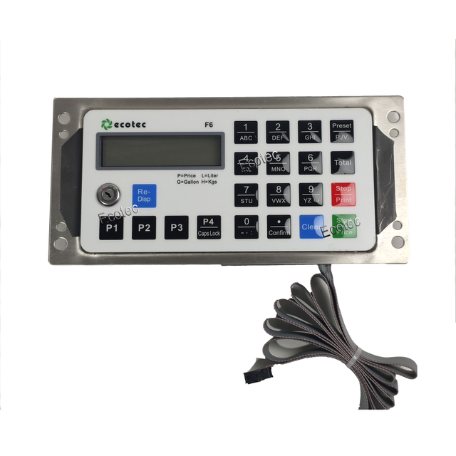 Ecotec Fuel Dispenser Parts Keyboard Plastic Keyboard with P Preset for Fuel Dispenser