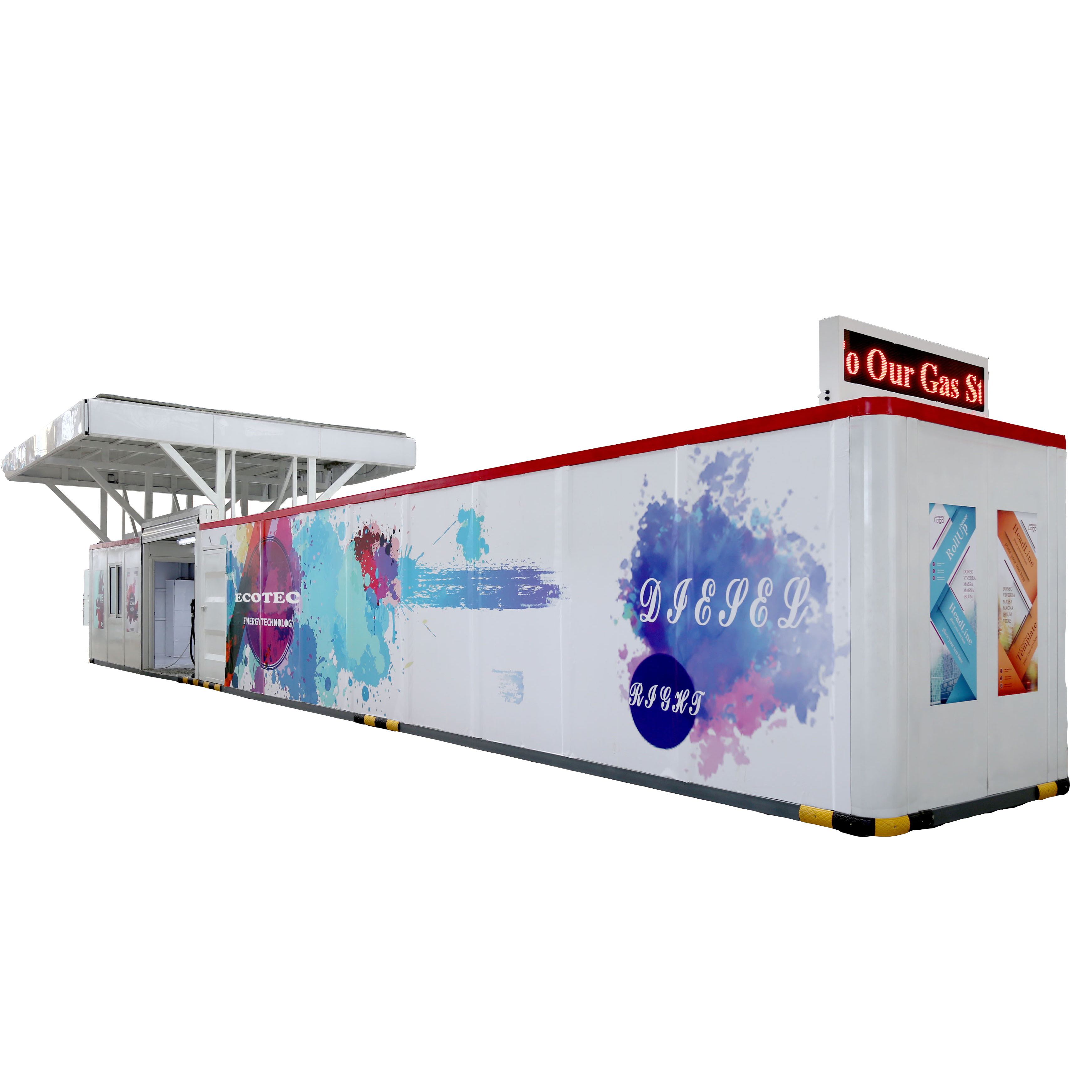 Container Fuel Stations Gas Container Filling Station Mobile Gas Station