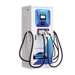 Three pistols 60KW CCS2 60KW Chademo 43KW AC type 2 level 3 EV Charging Station DC Charger with POS payment