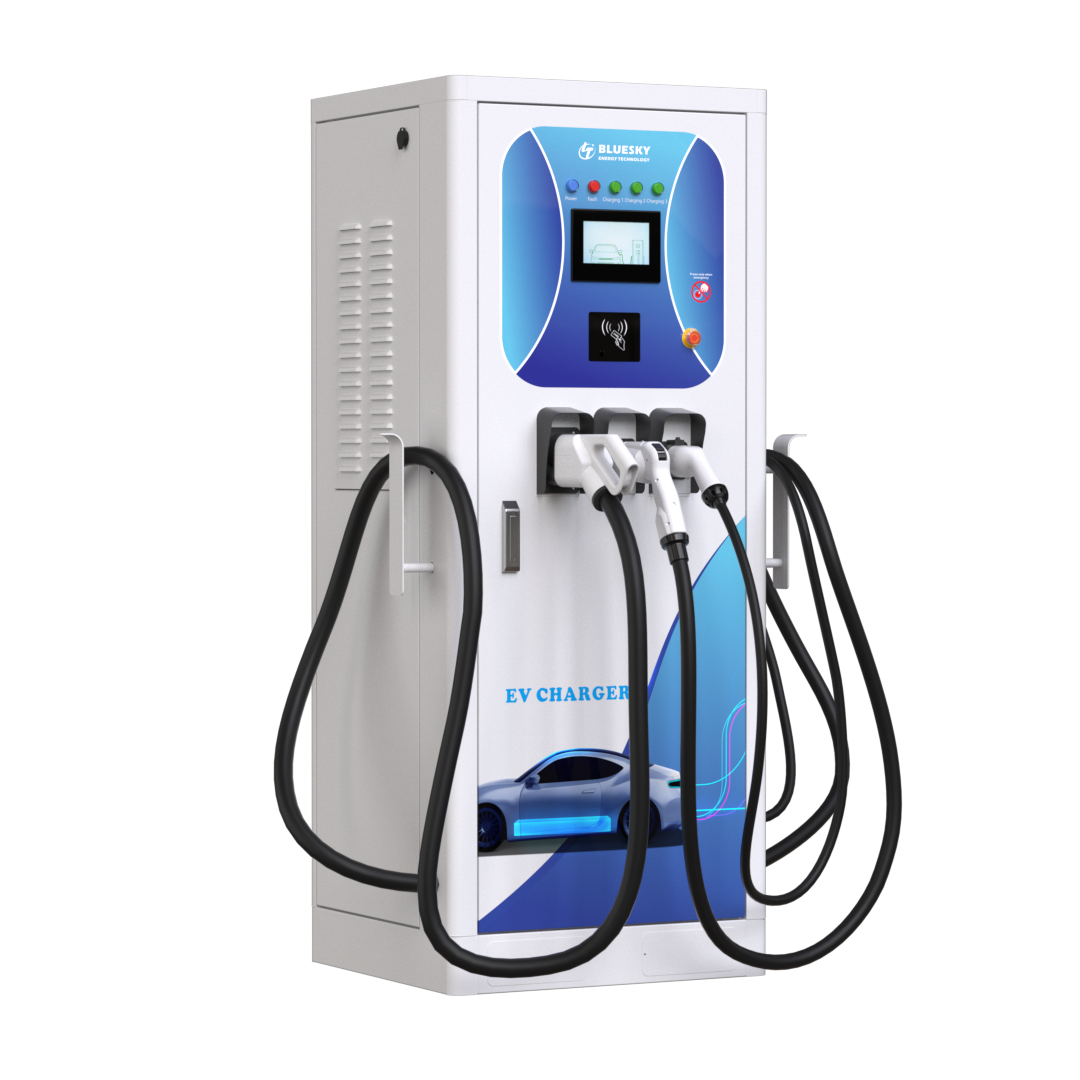 CE CCS1 CCS2 OCPP DC EV Charger 120kW Electric Vehicle Integrated Fast Speed Commercial Charger