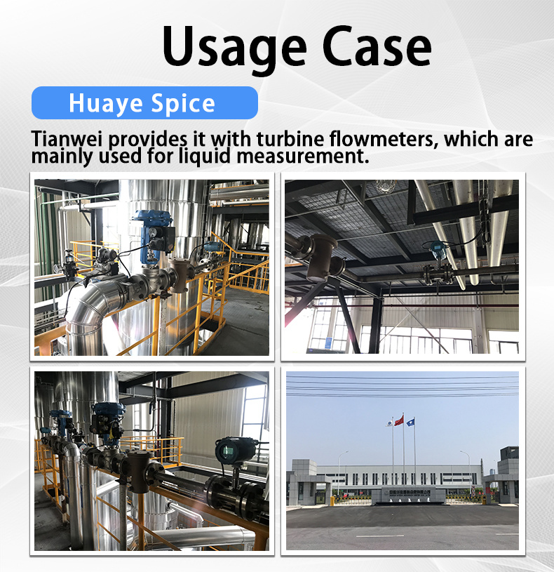 Turbine Flow Meter Velocity-type Flow Meter Liquid Measurement for Oils and Aqueous