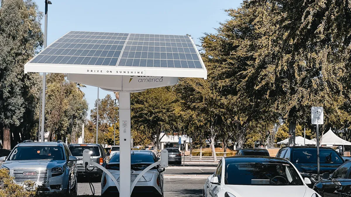 Park in Shade for Cooler Charging