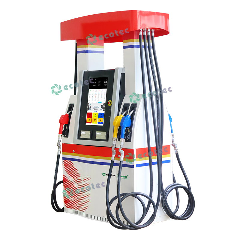 Gas Station Ecotec Six-nozzle Fuel Dispenser, High-quality Fuel Pump with touch screen system -HG366