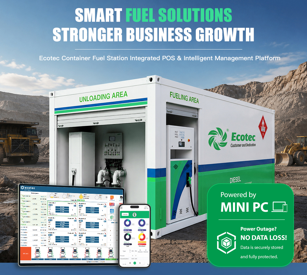 Ecotec Smart Container Fuel Station: Reliable Fuel Operations Powered by Fuelplus+ System